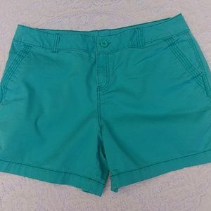 Teal Plus size shorts